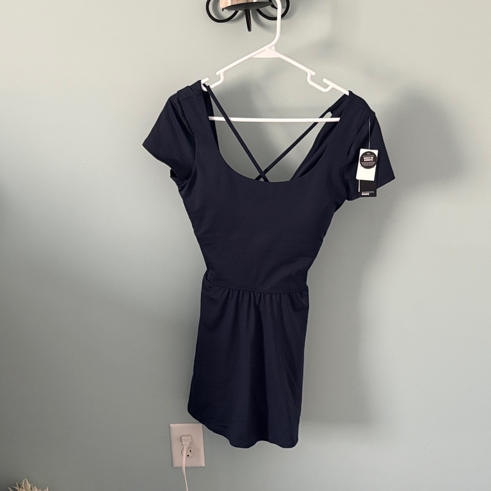 Navy active dress, new with tags